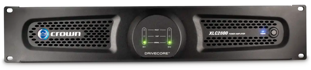 Crown XLC2800 XLC Series Amplifier with DriveCore Technology, 900W per Channel Audio Amplifiers Crown