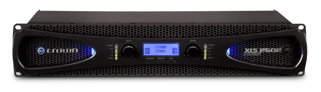 Crown XLS2502 Two-Channel, 775W Power Amplifier Audio Amplifiers Crown