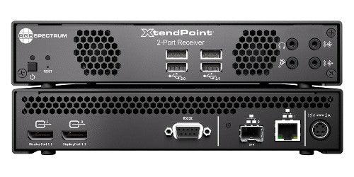 RGB Spectrum XP 102 RX XtendPoint 2 Port KVM Receiver - DisplayPort, USB, Audio, RS-232