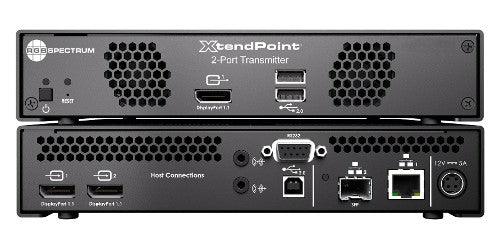 RGB Spectrum XP 102 TX XtendPoint 2 Port KVM Transmitter - DisplayPort, USB, Audio, RS-232
