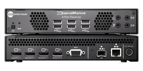 RGB Spectrum XP 104 RX XtendPoint 4 Port KVM Receiver - DisplayPort, USB, Audio, RS-232