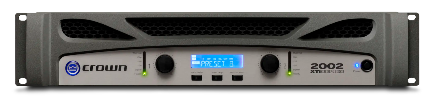 Crown XTi 2002 – 2-Channel 800W Power Amplifier with DSP - front