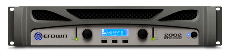 Crown XTi 2002 – 2-Channel 800W Power Amplifier with DSP Power Amplifiers Crown