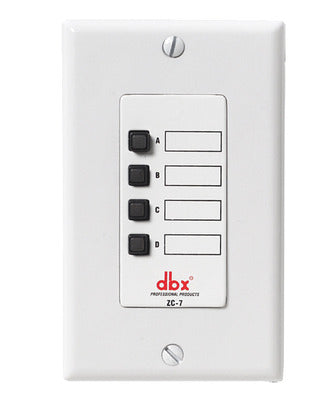 DBX ZC-7 Wall-Mounted Zone Controller - DBXZC7V