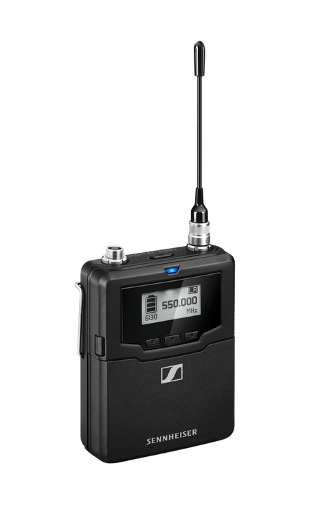 Sennheiser SK 6000 BK Bodypack transmitter, digital, LR mode, 3-pole SE plug, AES 256, black Microphones Sennheiser