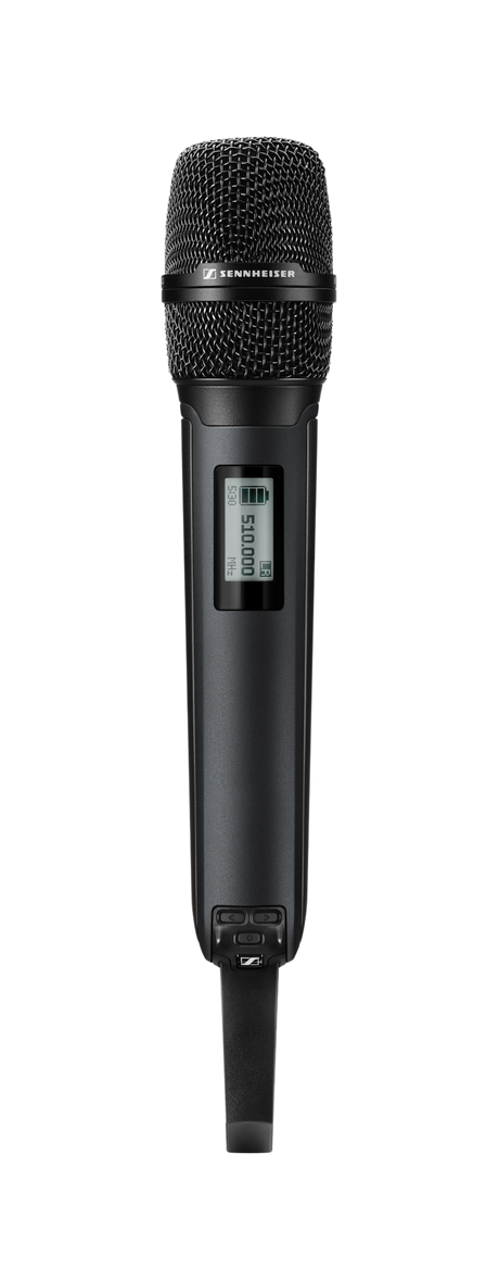 Sennheiser SKM 6000 BK A1-A4 Hand-held transmitter, digital, LR mode, AES 256, black, including microphone bracket Microphones Sennheiser