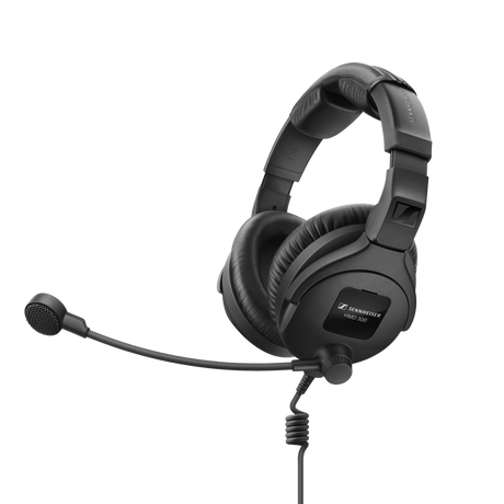 Sennheiser Closed-back circumaural broadcast headset, switchable ActiveGard, super-cardioid dynamic microphone, incl. cable XLR-3 male and 6.3mm jack plug (700317) Headphones Sennheiser