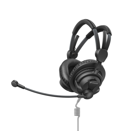 Sennheiser Closed circumaural headset for broadcast, ActiveGard limiting technology, supercardioid elektret microphone, cable not included (700323) Headphones Sennheiser