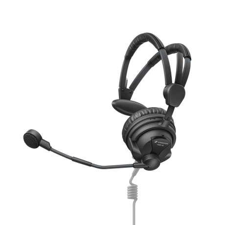 Sennheiser Closed on-ear headset for outdoor broadcast, single sided, ActiveGard limiting technology, supercardioid dynamic microphone, cable not included (700319) Headphones Sennheiser