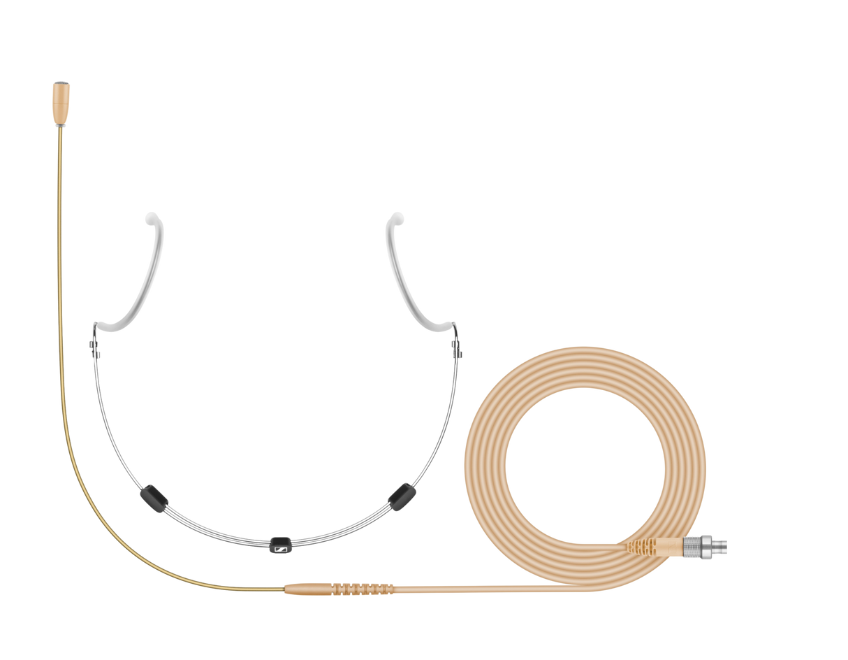 Sennheiser HSP Essential Omni beige 3-pin headset microphone set view