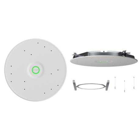 Sennheiser TeamConnect Ceiling Medium Microphone with Flushmount Kit (White) Audio Conferencing Sennheiser