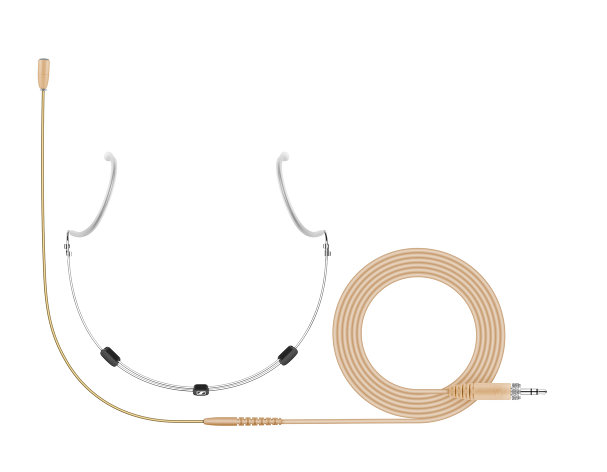 Sennheiser HSP Essential Omni beige 3.5mm headset microphone set view