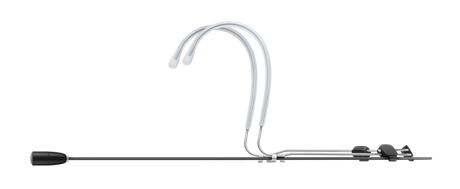 Sennheiser HSP Essential omni headset microphone (omnidirectional condenser) with 1.3m fixed cable, black, for 2000/5000/6000/9000 Series, 3-Pin connector (508247) Wireless Microphone Accessories Sennheiser