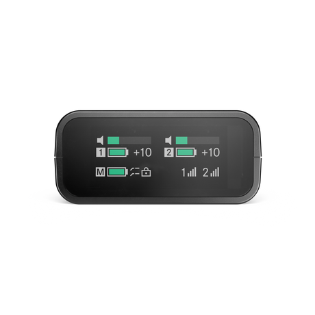 Sennheiser PROFILE WIRELESS 2-channel all-in-one wireless system with 2 transmitters, receiver, charging bar and accessories Wireless Microphone Systems Sennheiser