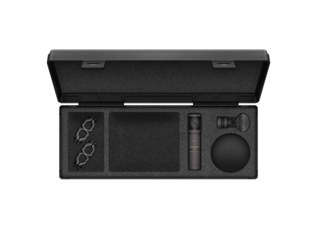Sennheiser MKH 8030 RF Condenser Microphone set. Includes 1x MKH 8030 Microphone, MZW 8030 Foam Windshield, MZQ 8000 Mic clamp, MZX 8000 XLR Module and 2x Rycote Back-to-Back clip Microphones Sennheiser