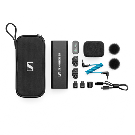 Sennheiser PROFILE WIRELESS 2-channel all-in-one wireless system with 2 transmitters, receiver, charging bar and accessories Wireless Microphone Systems Sennheiser