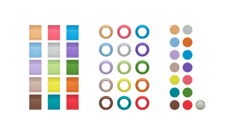 Sennheiser 508989 – EW-D Color Coding Set Wireless Microphone System Accessories Sennheiser
