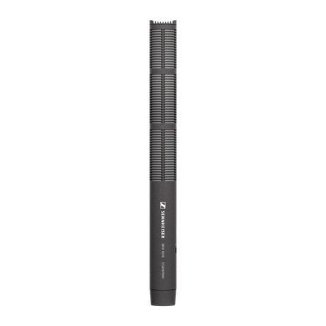 Sennheiser MKH 8018 Stereo shotgun mic. Includes MKH 8018 Microphone, MZW 8018 Foam Windshield, MZQ 100 Mic Clamp and MZR 8000 Camera Adapter Microphones Sennheiser