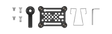 Sennheiser EW-DP Mounting Plate complete