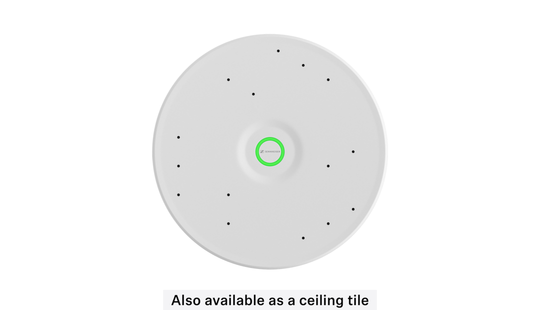 Sennheiser TeamConnect Ceiling M Plus F-W – Flush-Mount Microphone Array