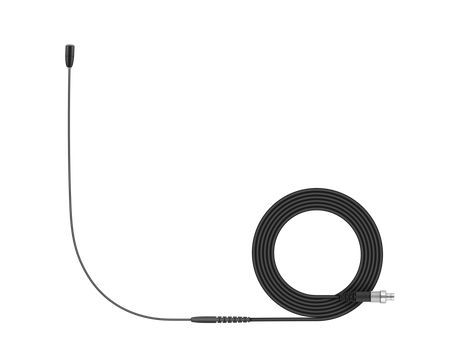 Sennheiser HSP Essential omni headset microphone (omnidirectional condenser) with 1.3m fixed cable, black, for 2000/5000/6000/9000 Series, 3-Pin connector (508247) Wireless Microphone Accessories Sennheiser