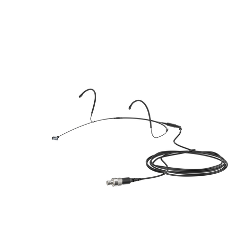 Sennheiser Headmic 4 cardioid condenser headmic with 3-Pin connector for Sennheiser bodypack transmitters, black. Includes KE 4 cardioid mic capsule, 3-Pin connector, MZW 44 windshield and soft case (509498) Headset Microphones Sennheiser