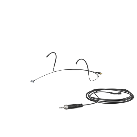 Sennheiser Headmic 4 cardioid condenser headmic with 3.5mm jack for Sennheiser bodypack transmitters, black. Includes KE 4 cardioid mic capsule, MZW 44 windshield and soft case (509495) Headset Microphones Sennheiser
