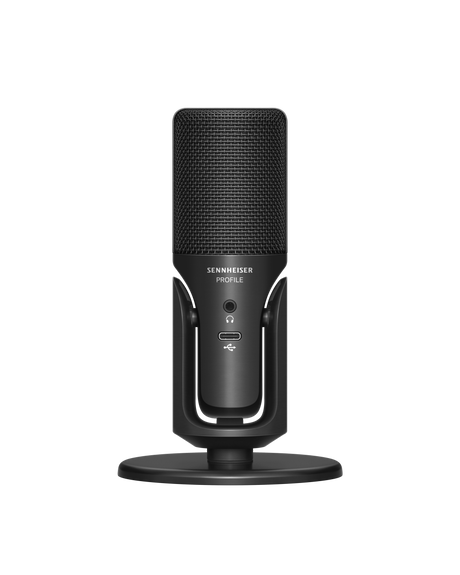 Sennheiser Profile USB Microphone with table stand. Includes Profile USB Microphone, Profile Table Stand, and 1.2 m USB-C Cable USB Microphones Sennheiser