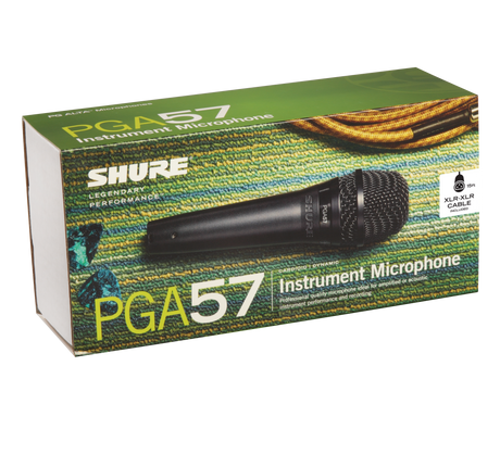 Shure PGA57-LC Cardioid dynamic instrument microphone - less cable Microphones Shure