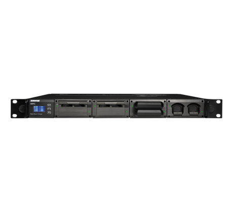 Shure SBRC-US Rack Battery Charger, Compatible with Shure rechargeable batteries AXT910, AXT920 and SB900A. Battery Shure