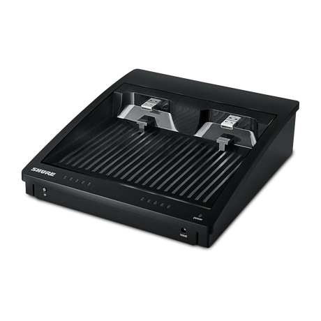 Shure SBC250 2-Bay Networked Charging Station (Global, No Power Supply) Battery Shure