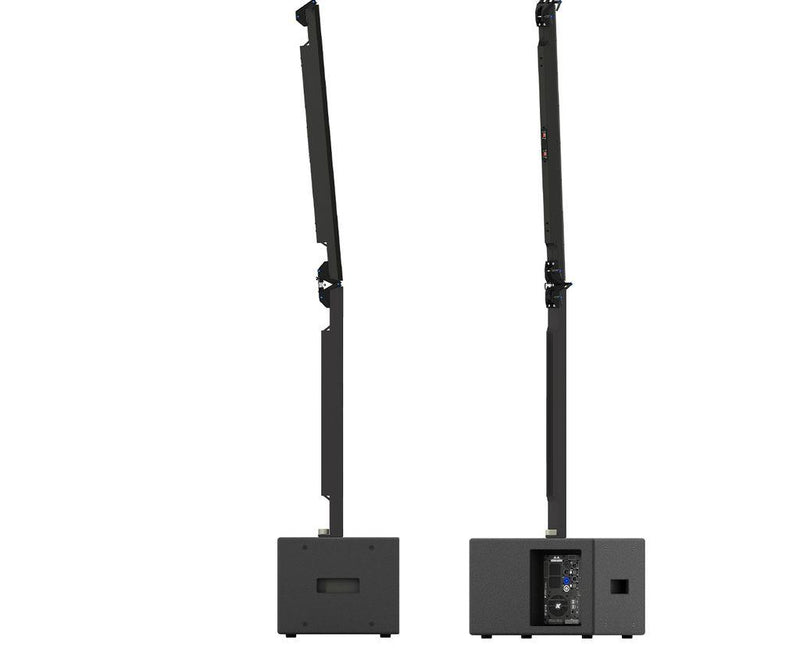 K-Array Pinnacle KR102 II Powered stereo system composed of 1 KS1 I + 1 KS1P I + 2 KK102 I + mounting hardware (Black)