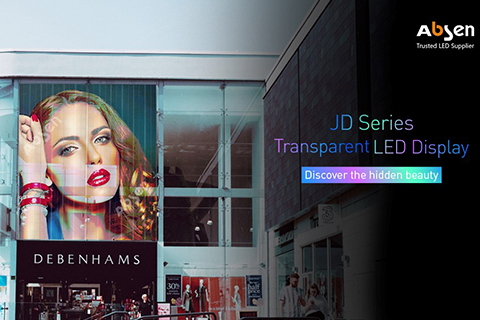 Absen JD16 – Jade Dragon Transparent LED Display for Windows & Glass Creative LED Display Absen