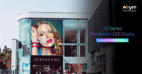 Absen JD16 – Jade Dragon Transparent LED Display for Windows & Glass Creative LED Display Absen