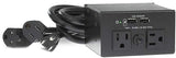 Extron AC+USB 200 Series Power Modules Power Modules for Cable Cubby Series and Select TouchLink Enclosures