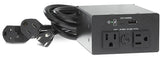 Extron AC+USB 314 US, Cord 2US AC, 1USBC, 1 USBA, 12A Brker, Integ PS, 2 Outl Audio & Video Cables Extron