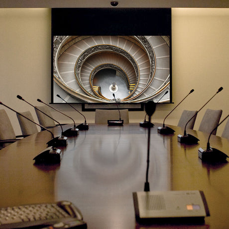 Draper Access E, 94", 16:10, ClearSound White Weave XT900E, 110 V, with Quiet Motor - 139113SAQ Projection Screens Draper