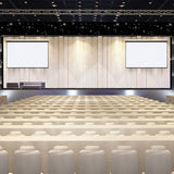 Draper Acumen XL E motorized projection screen deployed