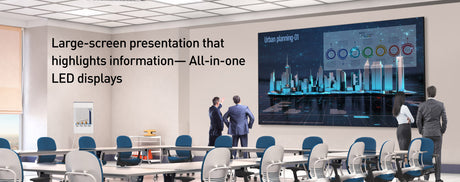 Panasonic TL-165AD19AW 165" All in One DVLED 700cd/m2, SMD 1.9mm, 24/7, 2 x SDM, FULL HD Professional Displays Panasonic