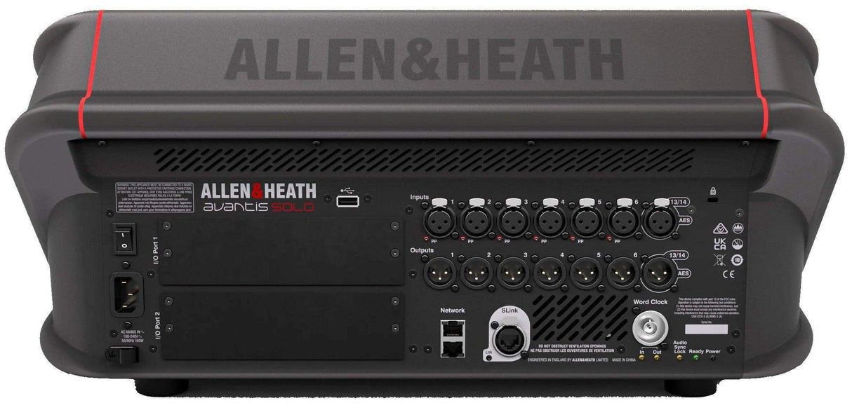 Allen & Heath AH-AVANTIS-SOLO 64 Channel 12 Fader Digital Mixing Console w/15.6" HD Capacitive Touchscreen - Creation Networks