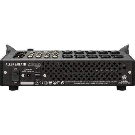 Allen & Heath AH-CQ12T CQ-12T 96kHz Digital Mixer with 7" Touchscreen and Bluetooth Connectivity - Creation Networks
