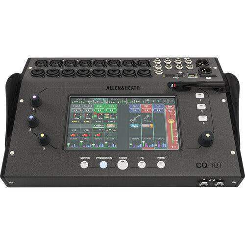 Allen & Heath AH-CQ18T CQ-18T 96kHz Digital Mixer with 7" Touchscreen WiFi and Bluetooth Connectivity - Creation Networks