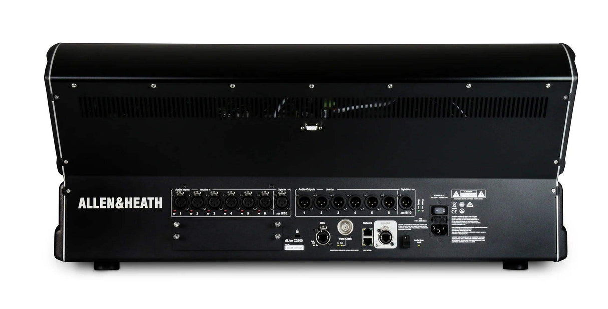 Allen & Heath AH-DLIVE-DLC25 dLive C Class C2500 20 fader Surface, 12" touchscreen, 1 option I/O port - Creation Networks