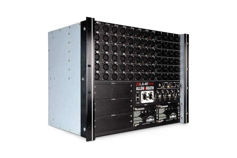 Allen & Heath AH-DLIVE-DM48 dLive S Class MixRack 48x24 I/O, 128 x 64 FPGA, 3 option I/O, ME-1 port, Dual DX Expander Link, Hot Swap PSU - Creation Networks