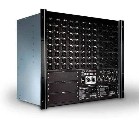 Allen & Heath AH-DLIVE-DM64 dLive S Class MixRack 64x32 I/O, 128 x 64 FPGA, 3 option I/O, ME-1 port, Dual DX Expander Link, Hot Swap PSU - Creation Networks