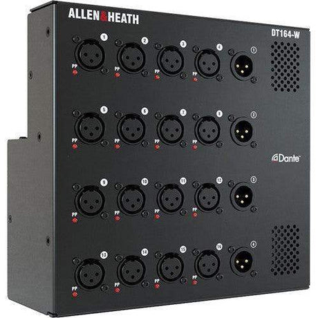 Allen & Heath AH-DT164-W 16x4 Wallmount Dante/AES67 Audio I/O Expander - Creation Networks