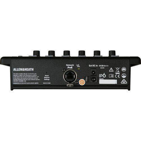 Allen & Heath AH-IP-6 6 rotary controller OLED, PoE powered, includes PSU - Creation Networks