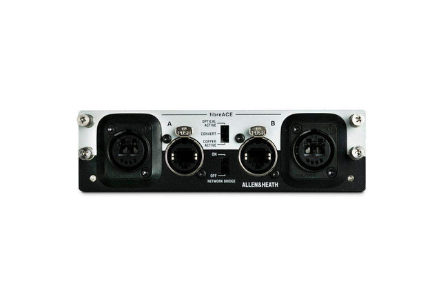 Allen & Heath AH-M-DL-GOPT-A FiberACE Audio Networking card, 96kHz, 128x128, dual redundancy, OpticalCon connectors - Creation Networks