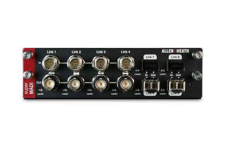 Allen & Heath AH-M-DL-SMADI2-A 4 MADI links via BNC and SFP, 128 x 128 96kHz MADI card - Creation Networks