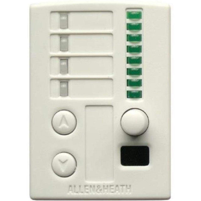 Allen & Heath AH-PL-14 Wall Plate Remote Controller with IR Sensor for GR3 & GR4 Audio Zone Mixers - Creation Networks